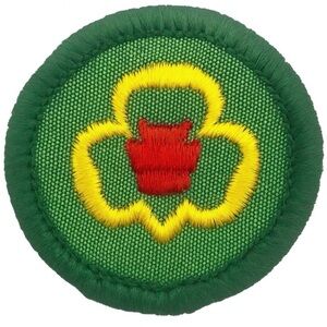 Vintage 1964 Girl Scouts Badge - Round 1.5”